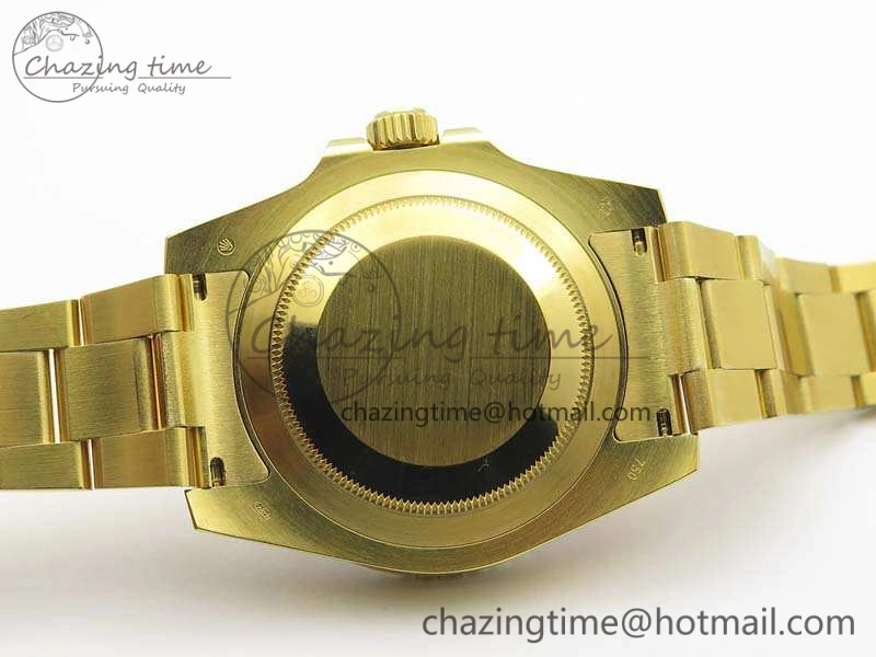 SmartChoice Submariner 116618LN Full YG Wrapped VRF 1:1 Best Edition Black Dial On Full YG Wrapped Bracelet A 3527