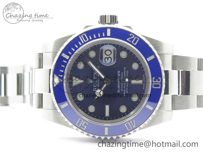 Unisex Submariner 116619 LB Blue Ceramic 316L Bp Maker 1:1 Best Edition Blue Dial on SS Bracelet SA3135 V 3018