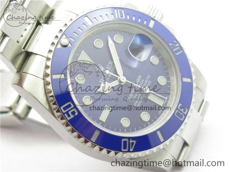 Unisex Submariner 116619 LB Blue Ceramic 316L Bp Maker 1:1 Best Edition Blue Dial on SS Bracelet SA3135 V 3018
