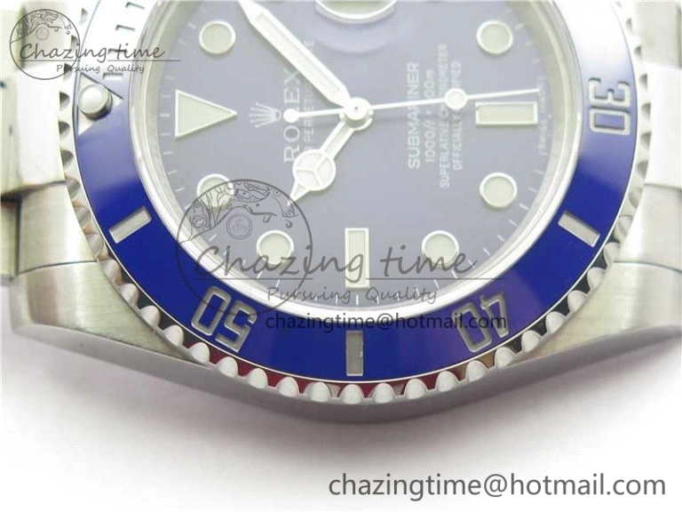 Unisex Submariner 116619 LB Blue Ceramic 316L Bp Maker 1:1 Best Edition Blue Dial on SS Bracelet SA3135 V 3018