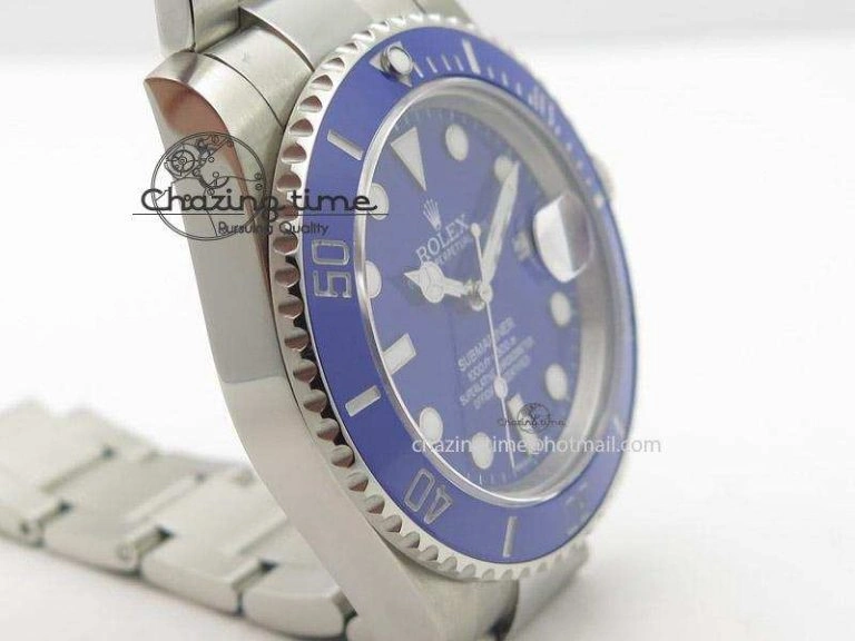 FashionForward Submariner 116619 LB Blue Ceramic Bp Best Edition On SS Bracelet Miyota 9015 V 4007