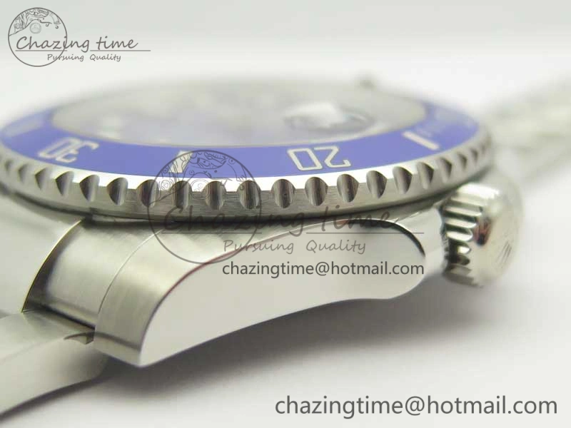 Submariner 116619 LB Blue Ceramic JF Best Edition Blue Dial on SS Bracelet A Neat 3349