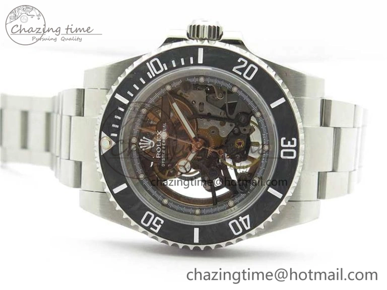 Submariner 116660 Andrea Pirlo SS WWF Best Edition Carbon Bezel on Skeleton SA Tailored 2925