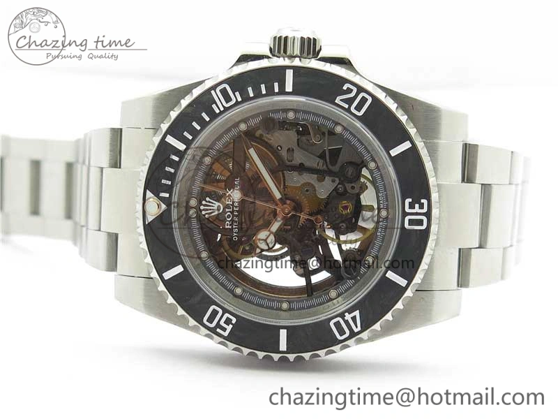 Submariner 116660 Andrea Pirlo SS WWF Best Edition Carbon Bezel on Skeleton SA Tailored 2925