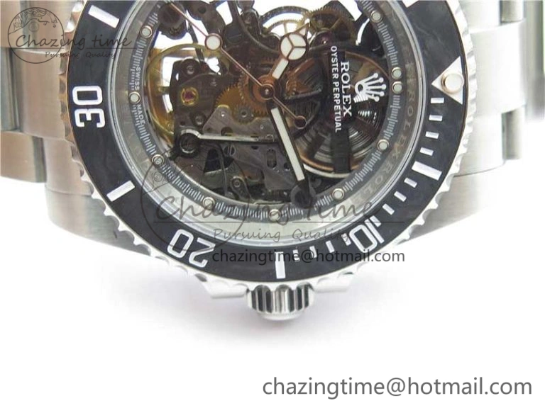 Submariner 116660 Andrea Pirlo SS WWF Best Edition Carbon Bezel on Skeleton SA Tailored 2925