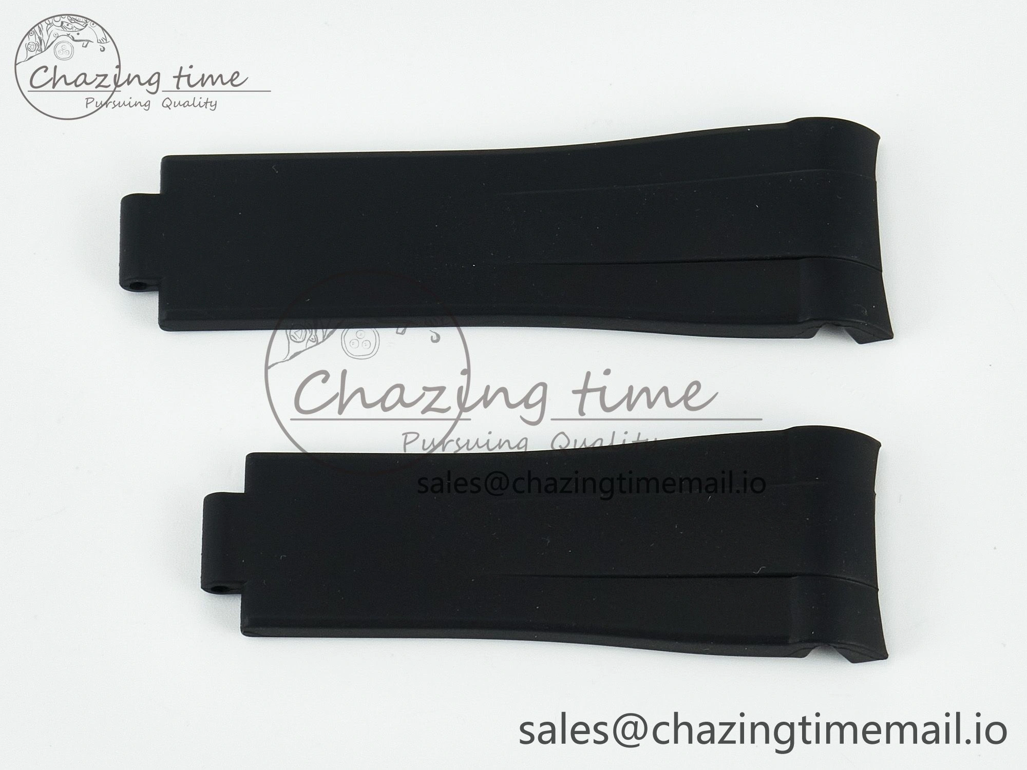 SmoothTexture Submariner 126610 1:1 Best Edition Black Rubber Strap (Fits the Gen size) 4082