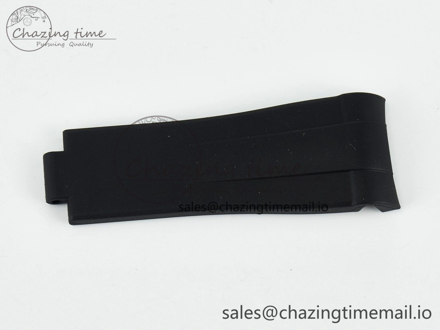 SmoothTexture Submariner 126610 1:1 Best Edition Black Rubber Strap (Fits the Gen size) 4082