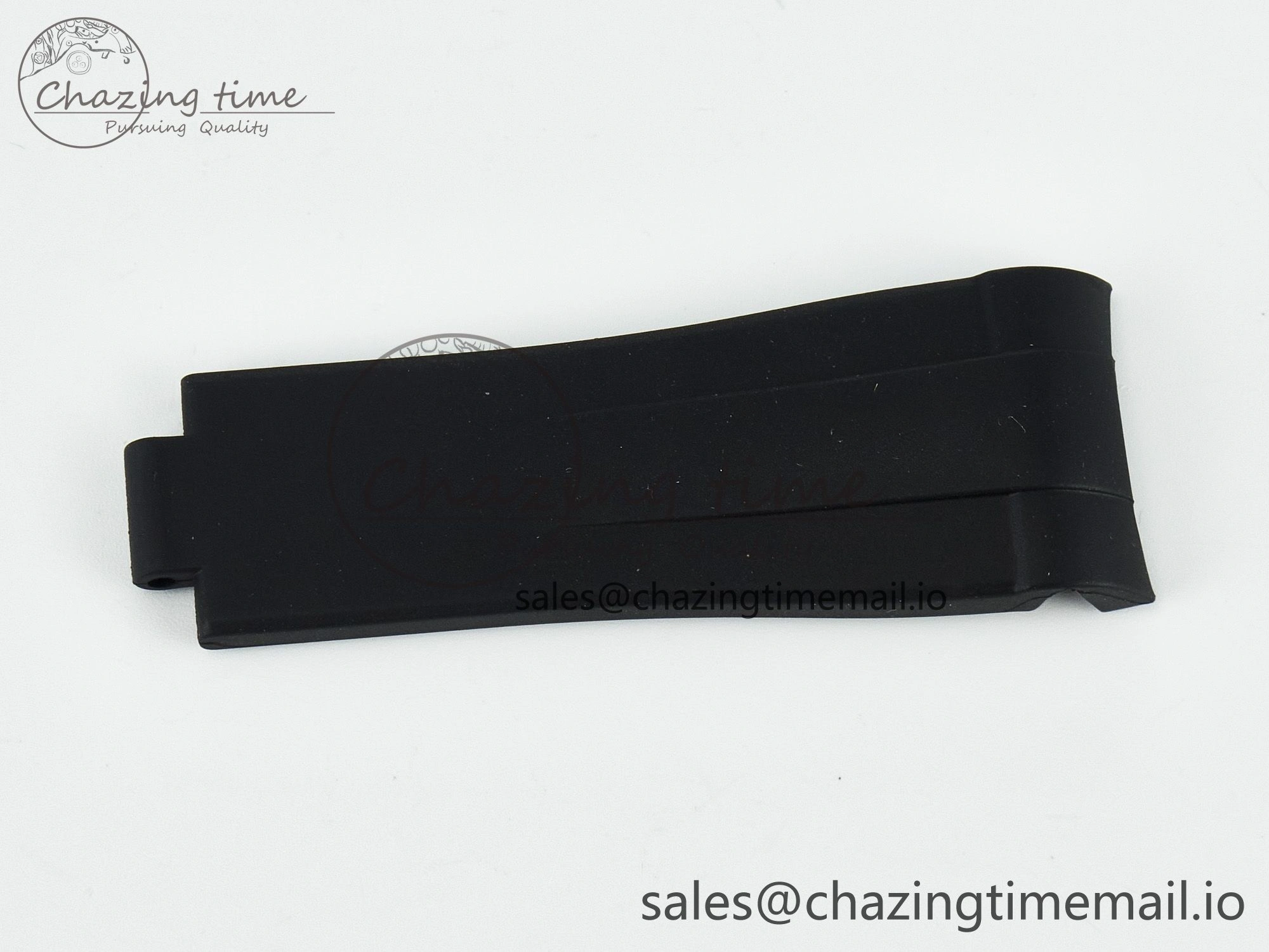 SmoothTexture Submariner 126610 1:1 Best Edition Black Rubber Strap (Fits the Gen size) 4082