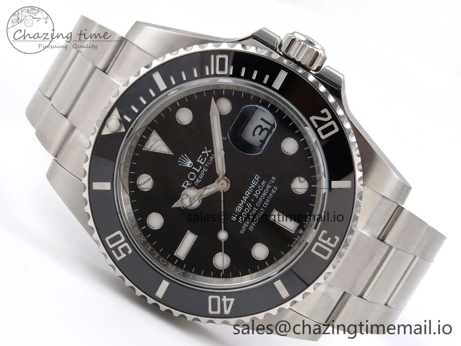 Submariner 126610 LN 41mm RF 1:1 Best Edition Black Ceramic on SS 904L Bracelet Steel VR Vibrant 1012