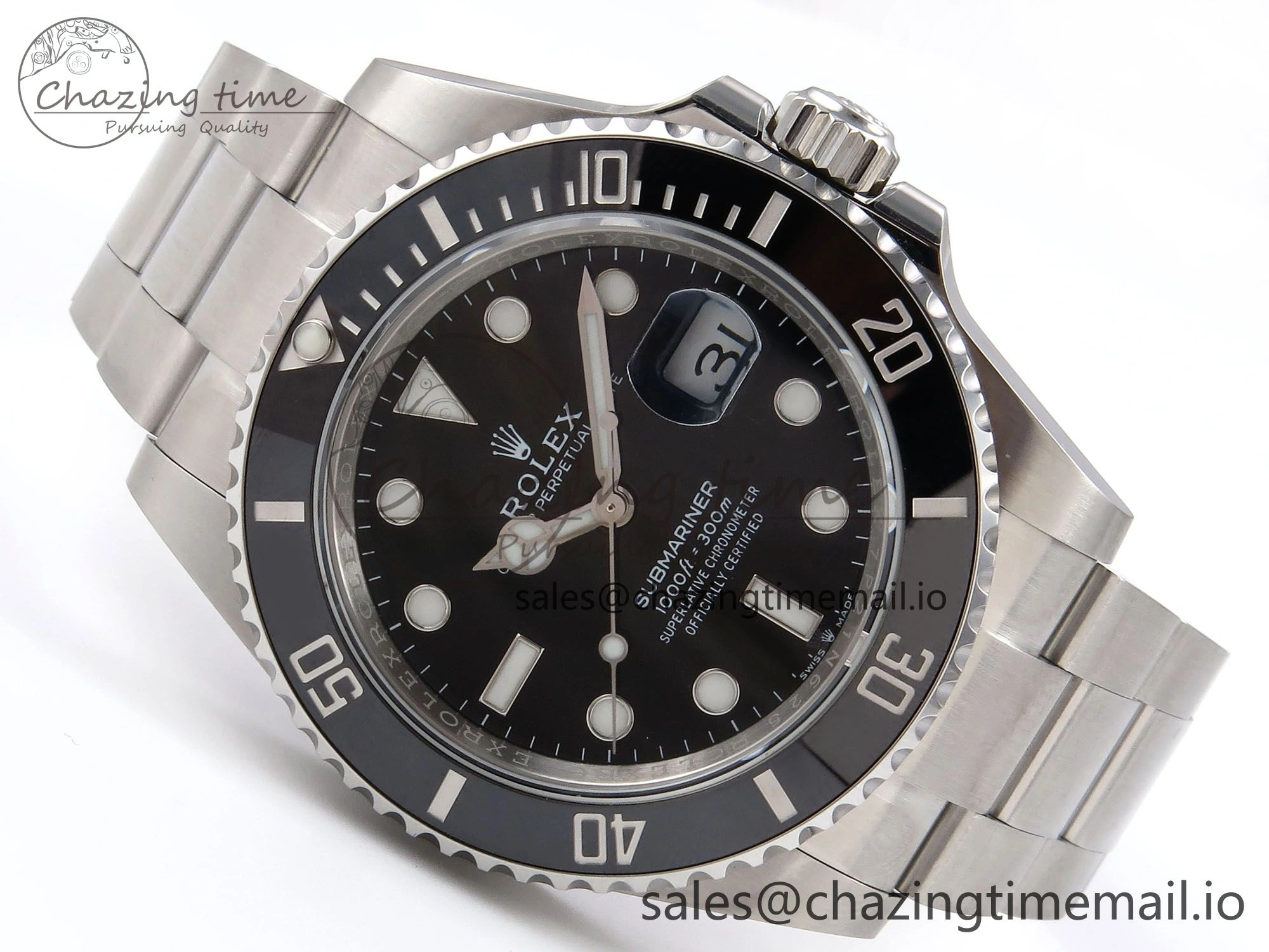 Submariner 126610 LN 41mm RF 1:1 Best Edition Black Ceramic on SS 904L Bracelet Steel VR Vibrant 1012