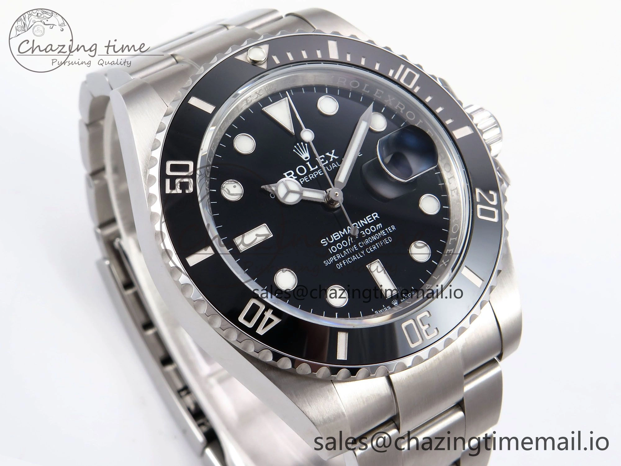 Submariner 126610 LN 41mm RF 1:1 Best Edition Black Ceramic on SS 904L Bracelet Steel VR Vibrant 1012