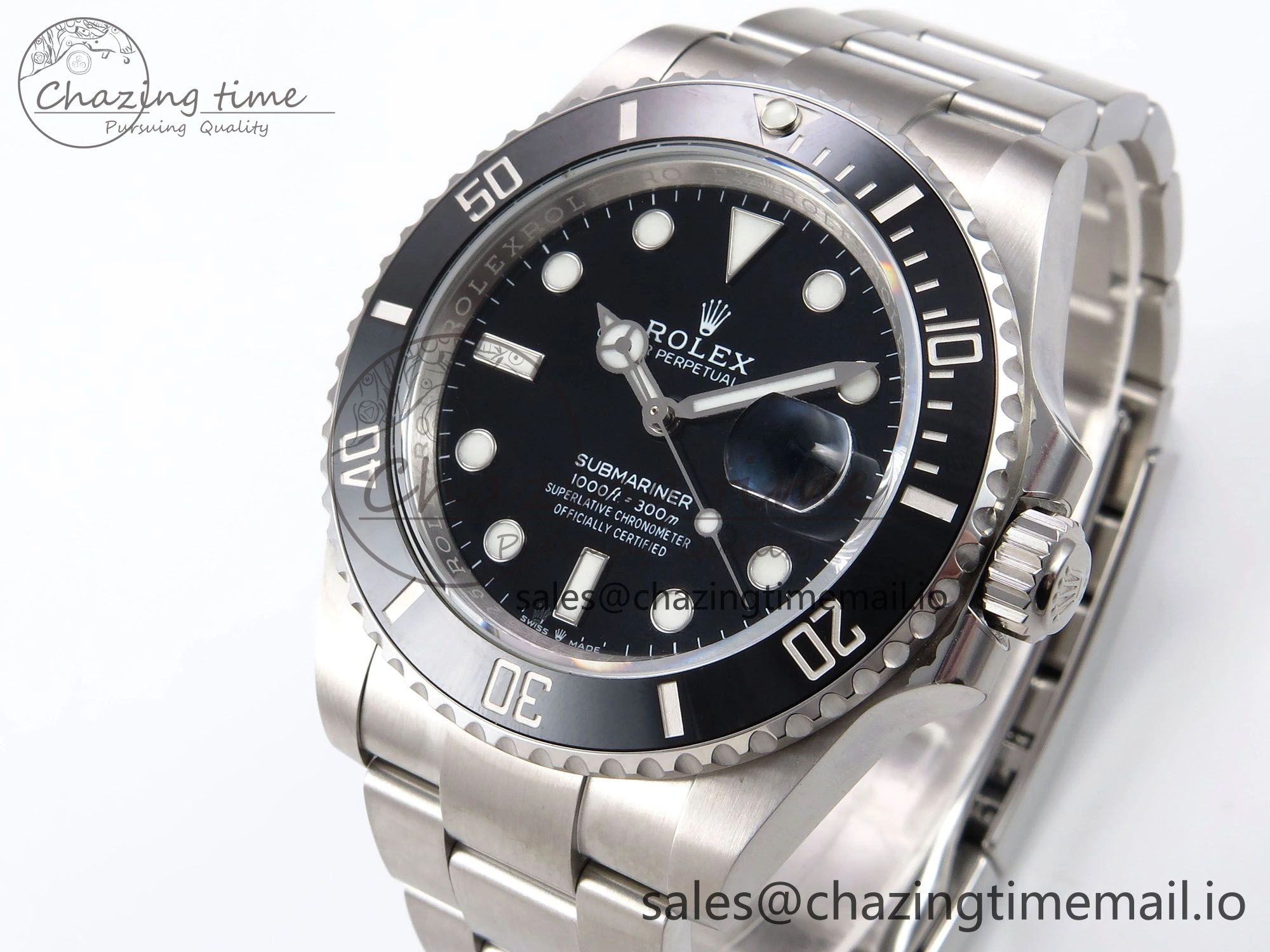 Submariner 126610 LN 41mm RF 1:1 Best Edition Black Ceramic on SS 904L Bracelet Steel VR Vibrant 1012