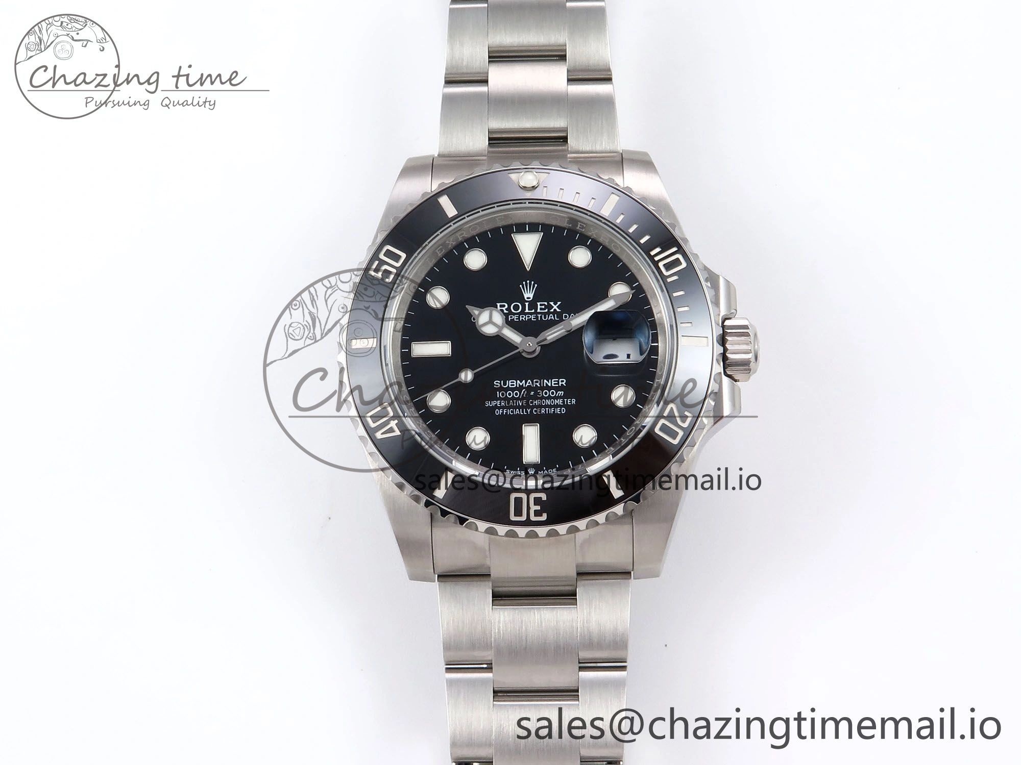 Submariner 126610 LN 41mm RF 1:1 Best Edition Black Ceramic on SS 904L Bracelet Steel VR Vibrant 1012
