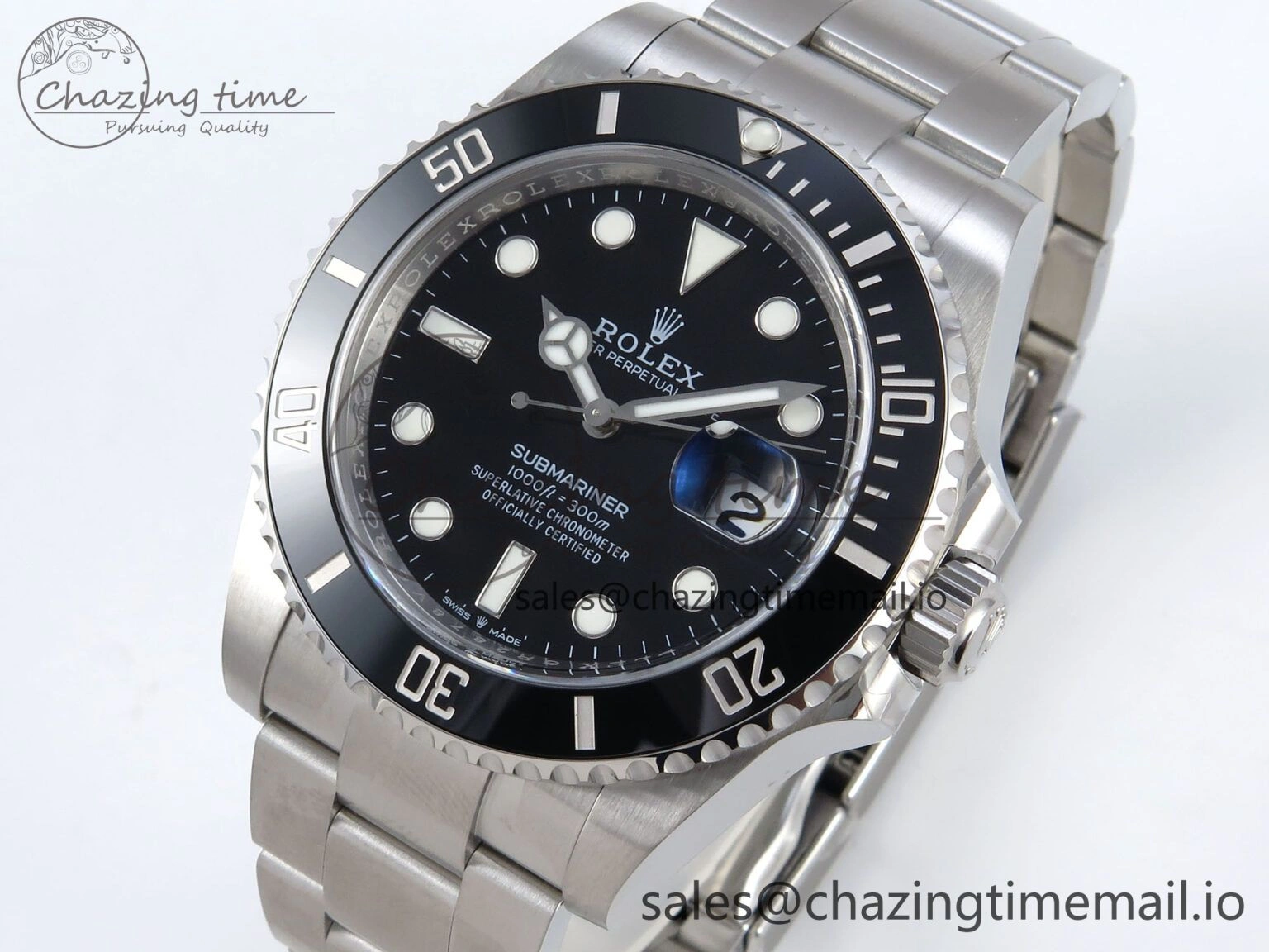Submariner 126610 LN 904L SS THBF 1:1 Best Edition Black Dial On 904L SS Bracelet SH HighPerformance 352