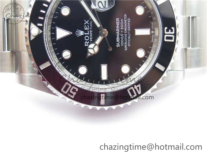 Submariner 126610 LN Black Ceramic Noob 1:1 Best Edition 904L SS Case and Bracelet A Breathable 2762