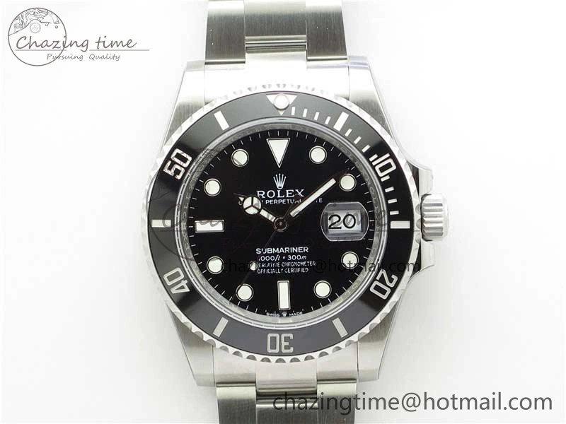 Submariner 126610 LN Black Ceramic Noob 1:1 Best Edition 904L SS Case and Bracelet A Breathable 2762