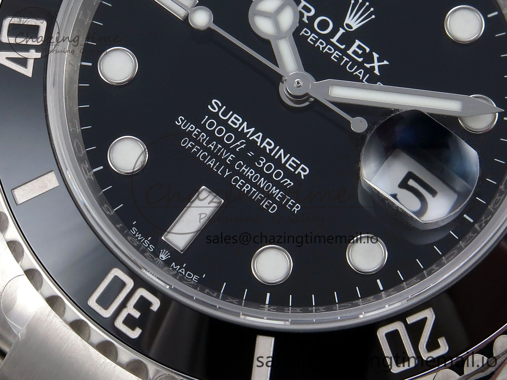 EasyMatch Submariner 126610 LN HGF 1:1 Best Edition Black Dial on SS Bracelet SH3235 V 1263