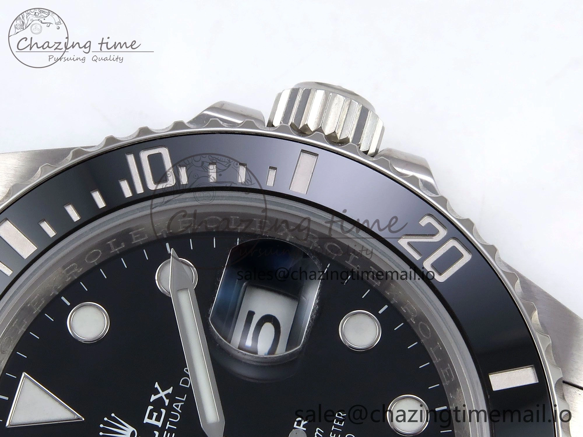 EasyMatch Submariner 126610 LN HGF 1:1 Best Edition Black Dial on SS Bracelet SH3235 V 1263
