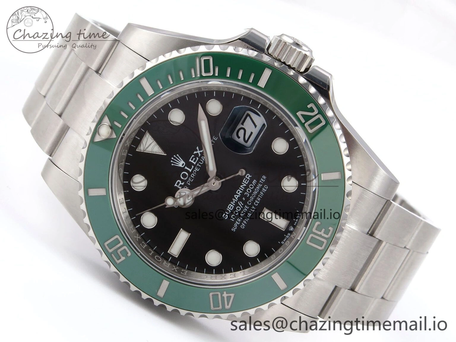 Submariner 126610 LV 41mm RF 1:1 Best Edition Green Ceramic on SS 904L Bracelet Steel VR Comfortable 1013