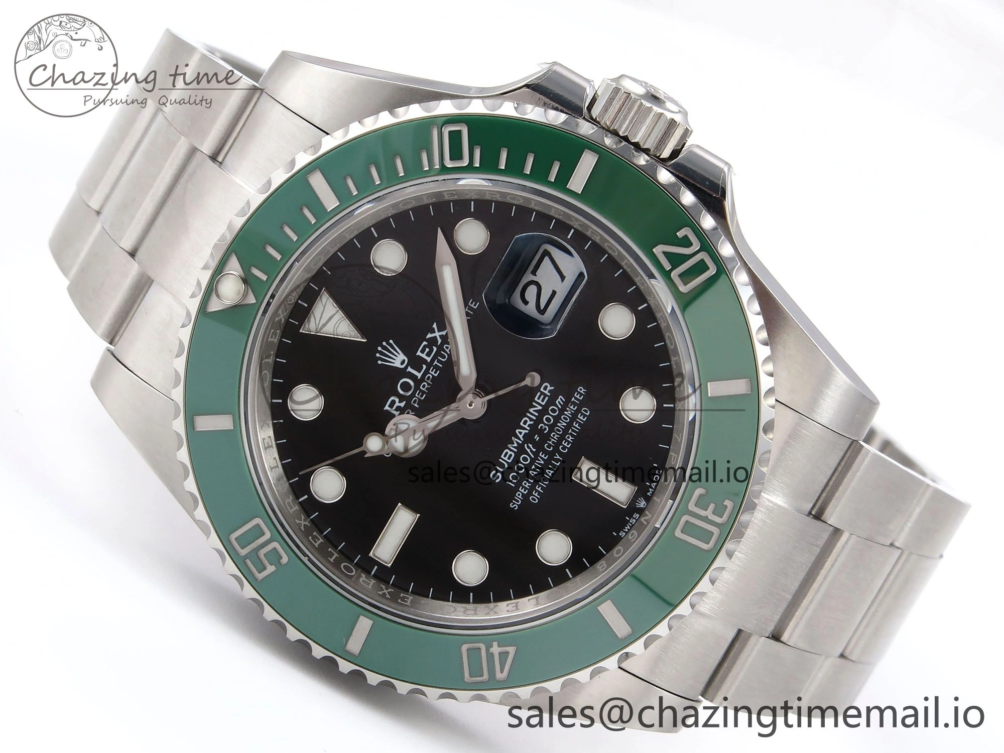 Submariner 126610 LV 41mm RF 1:1 Best Edition Green Ceramic on SS 904L Bracelet Steel VR Comfortable 1013