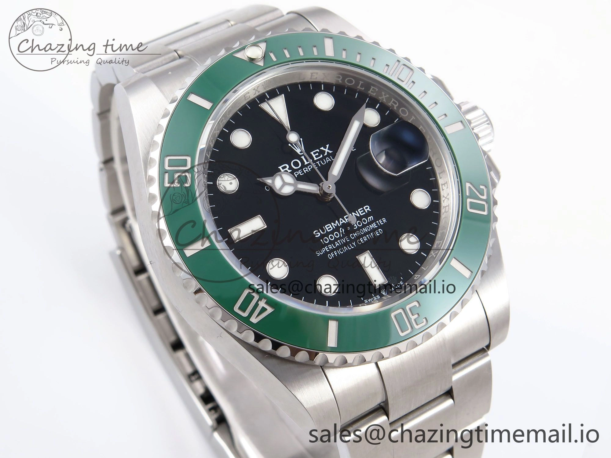 Submariner 126610 LV 41mm RF 1:1 Best Edition Green Ceramic on SS 904L Bracelet Steel VR Comfortable 1013