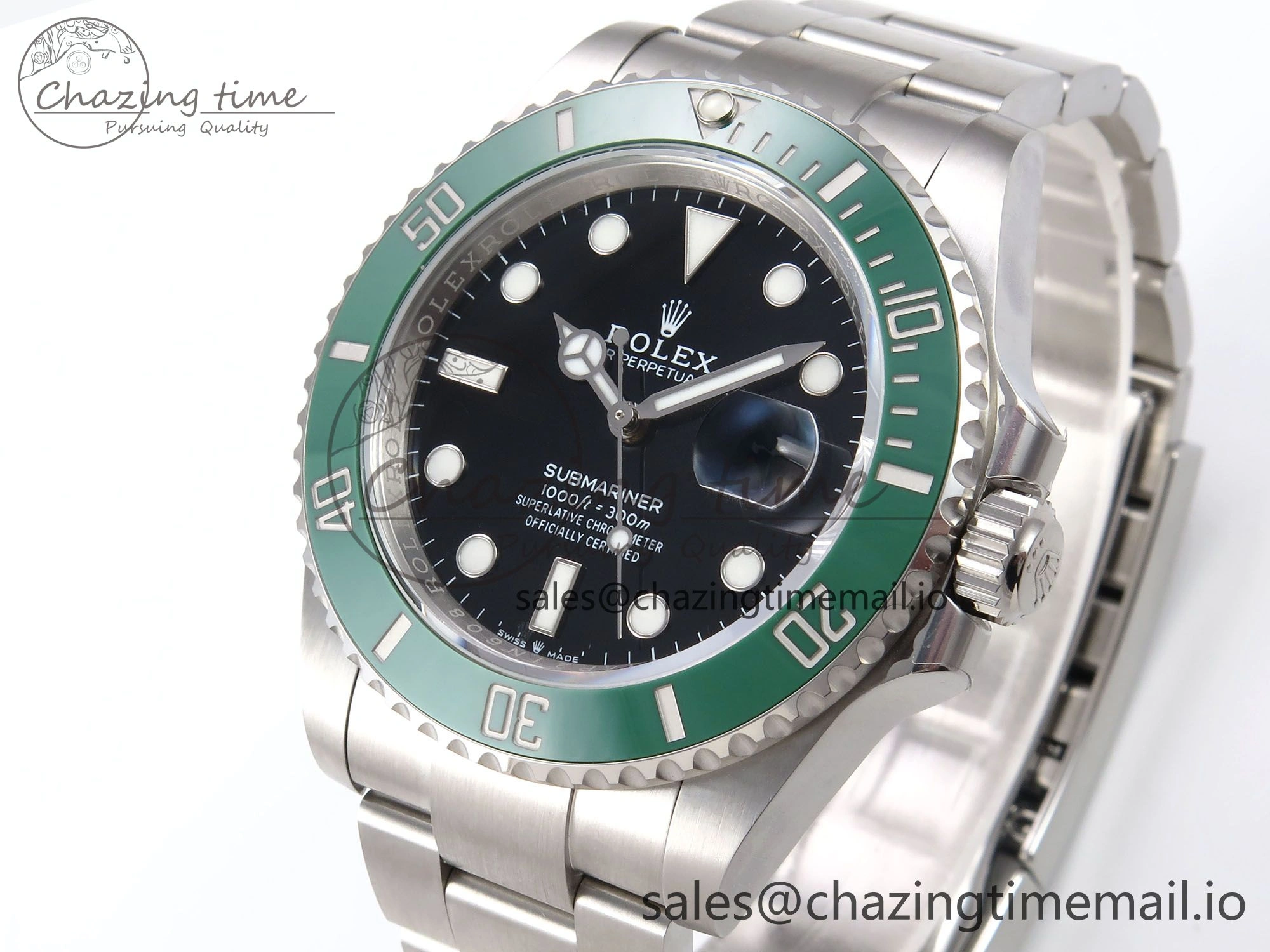 Submariner 126610 LV 41mm RF 1:1 Best Edition Green Ceramic on SS 904L Bracelet Steel VR Comfortable 1013