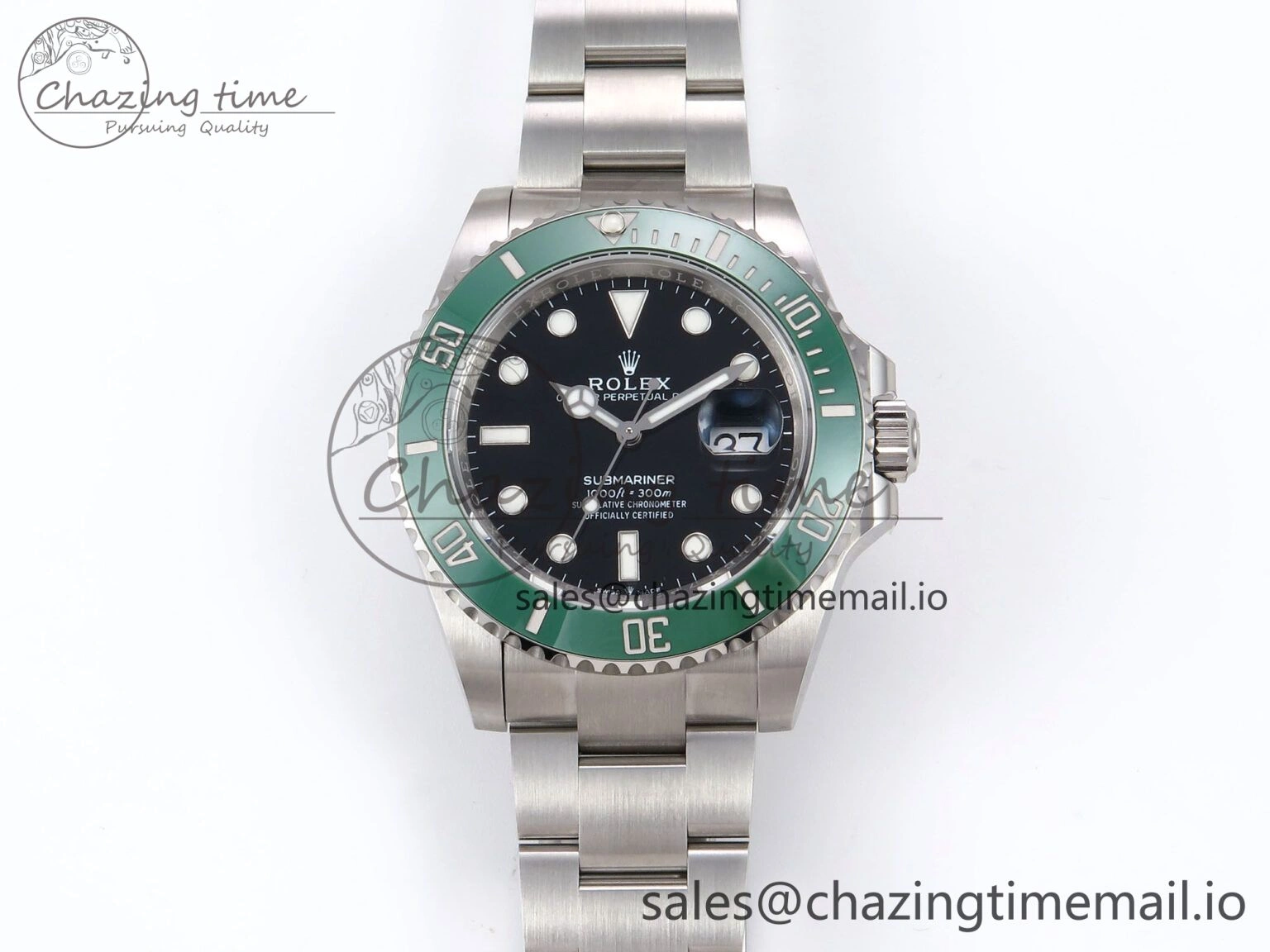 Submariner 126610 LV 41mm RF 1:1 Best Edition Green Ceramic on SS 904L Bracelet Steel VR Comfortable 1013