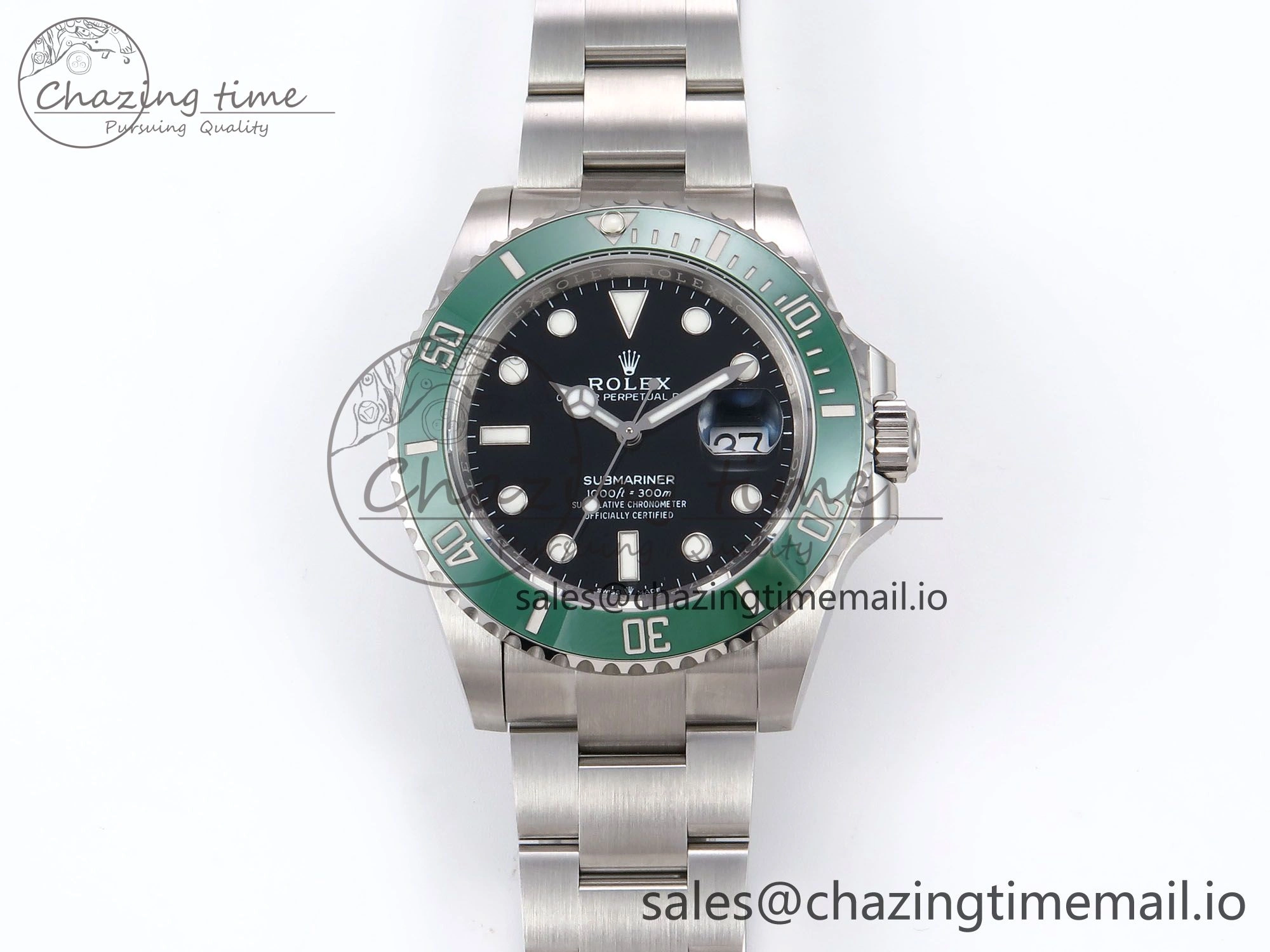 Submariner 126610 LV 41mm RF 1:1 Best Edition Green Ceramic on SS 904L Bracelet Steel VR Comfortable 1013