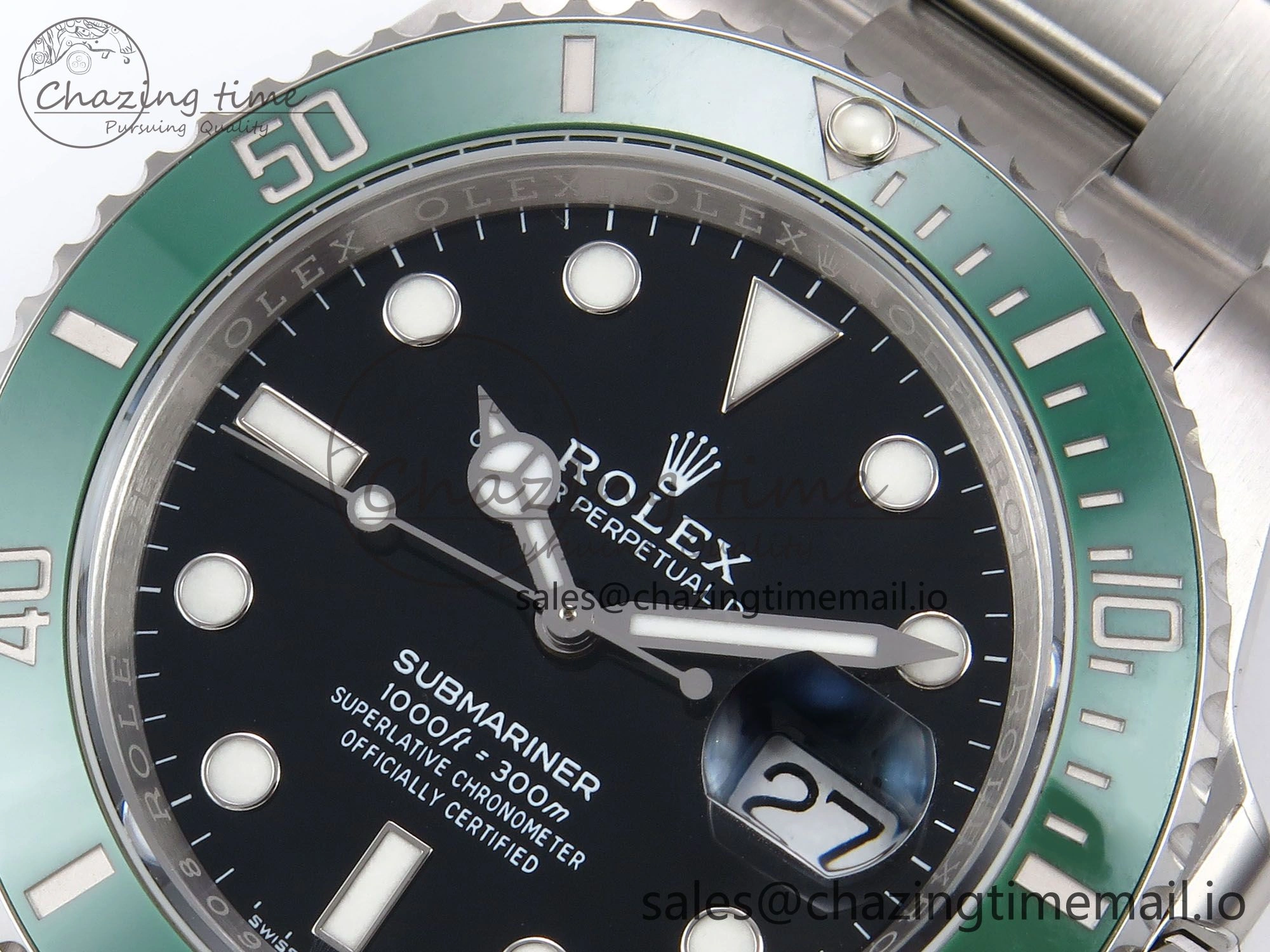Submariner 126610 LV 41mm RF 1:1 Best Edition Green Ceramic on SS 904L Bracelet Steel VR Comfortable 1013