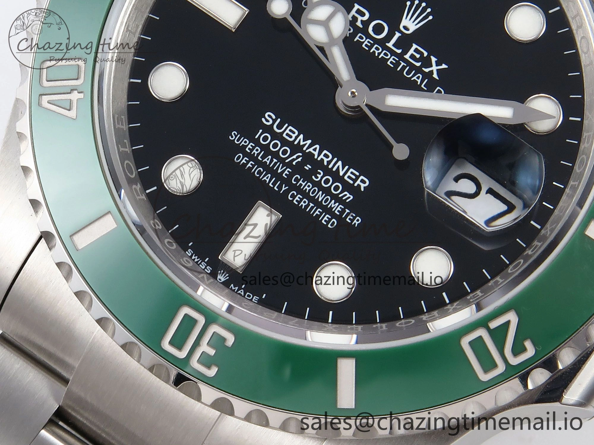 Submariner 126610 LV 41mm RF 1:1 Best Edition Green Ceramic on SS 904L Bracelet Steel VR Comfortable 1013