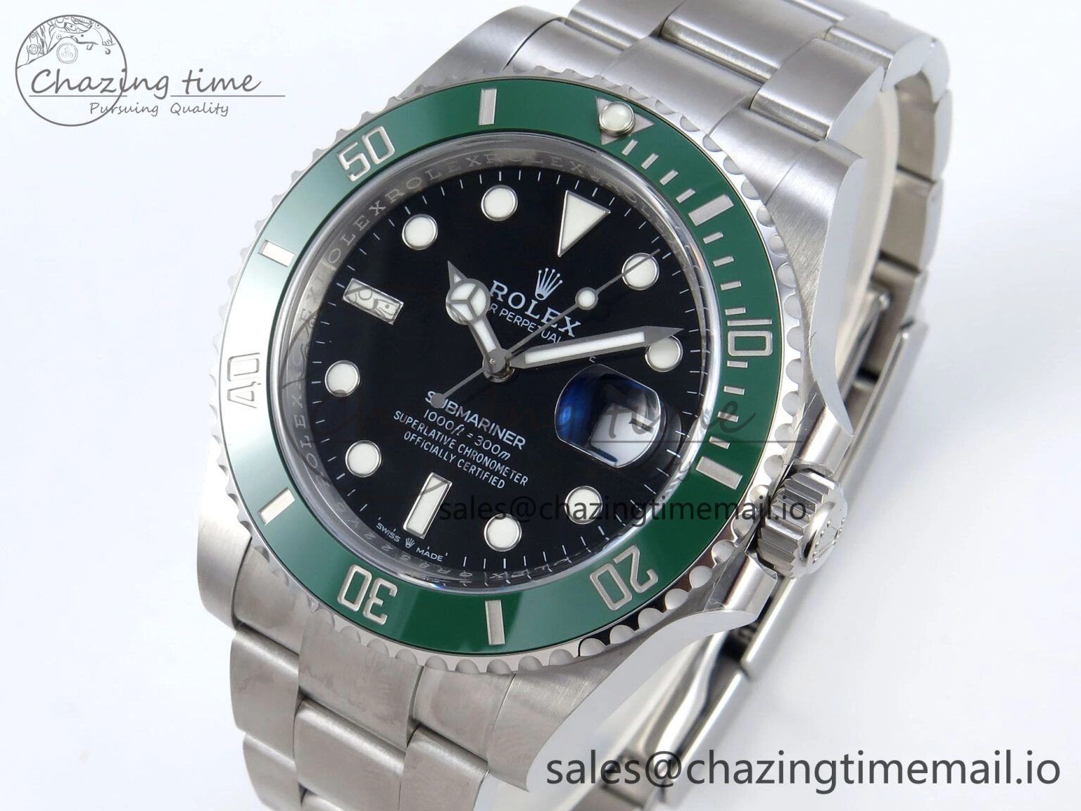 Submariner 126610 LV 904L SS THBF 1:1 Best Edition Black Dial On 904L SS Bracelet SH SmoothTexture 353