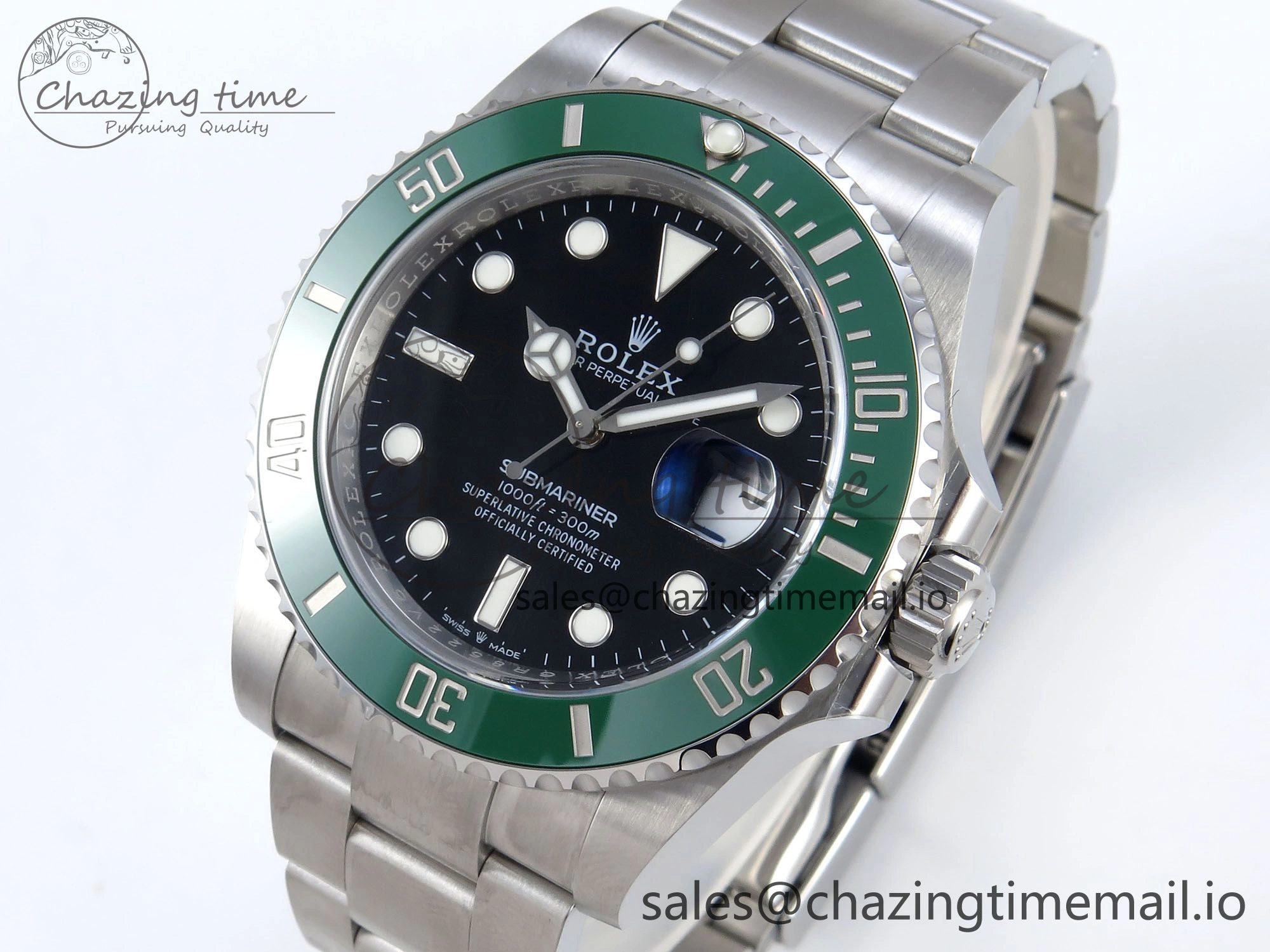 Submariner 126610 LV 904L SS THBF 1:1 Best Edition Black Dial On 904L SS Bracelet SH SmoothTexture 353