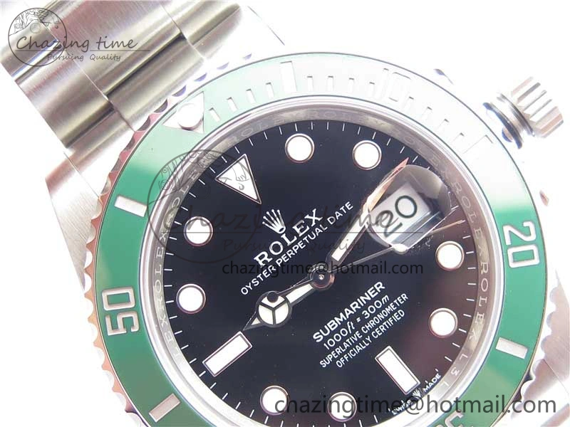 Submariner 126610 LV ‘Cermit’ Green Ceramic Noob 1:1 Best Edition 904L SS Case and Bracelet A SunProtective 2760