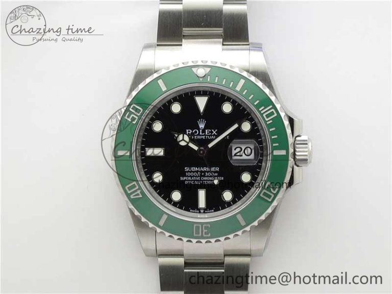 Submariner 126610 LV ‘Cermit’ Green Ceramic Noob 1:1 Best Edition 904L SS Case and Bracelet A SunProtective 2760