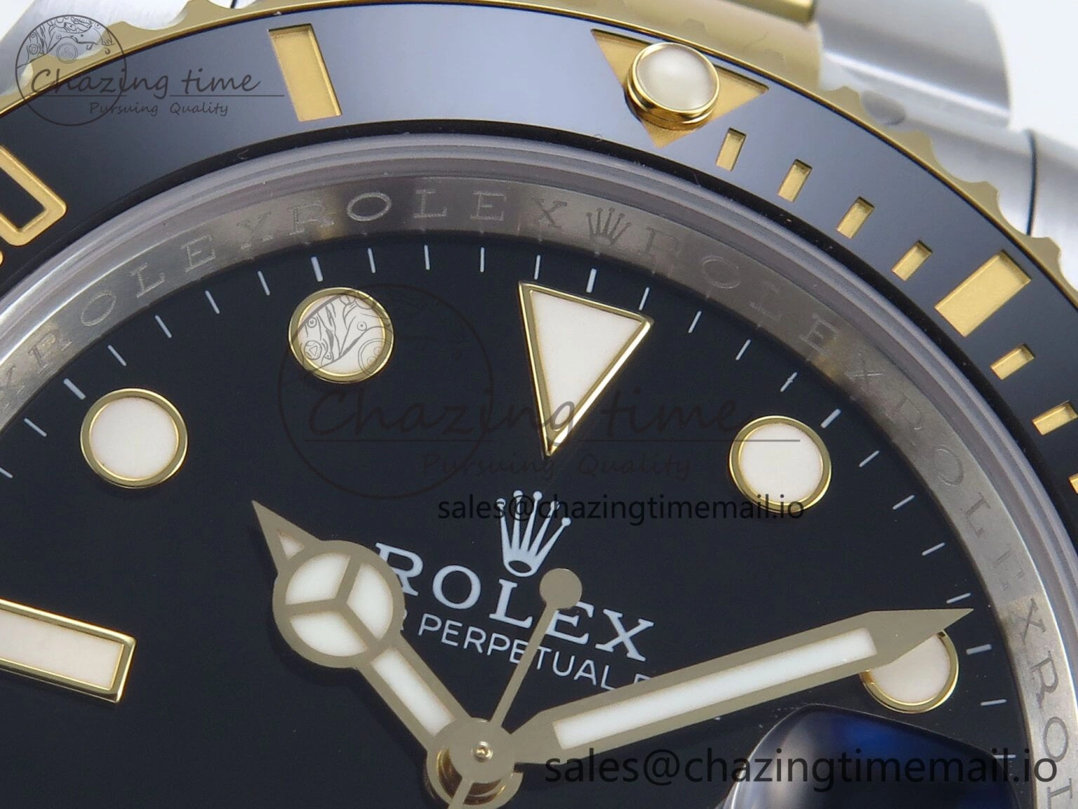 Versatile Submariner 126613 LN 904L SS YG THBF 1:1 Best Edition Black Dial On 904L SS YG Bracelet SH 357