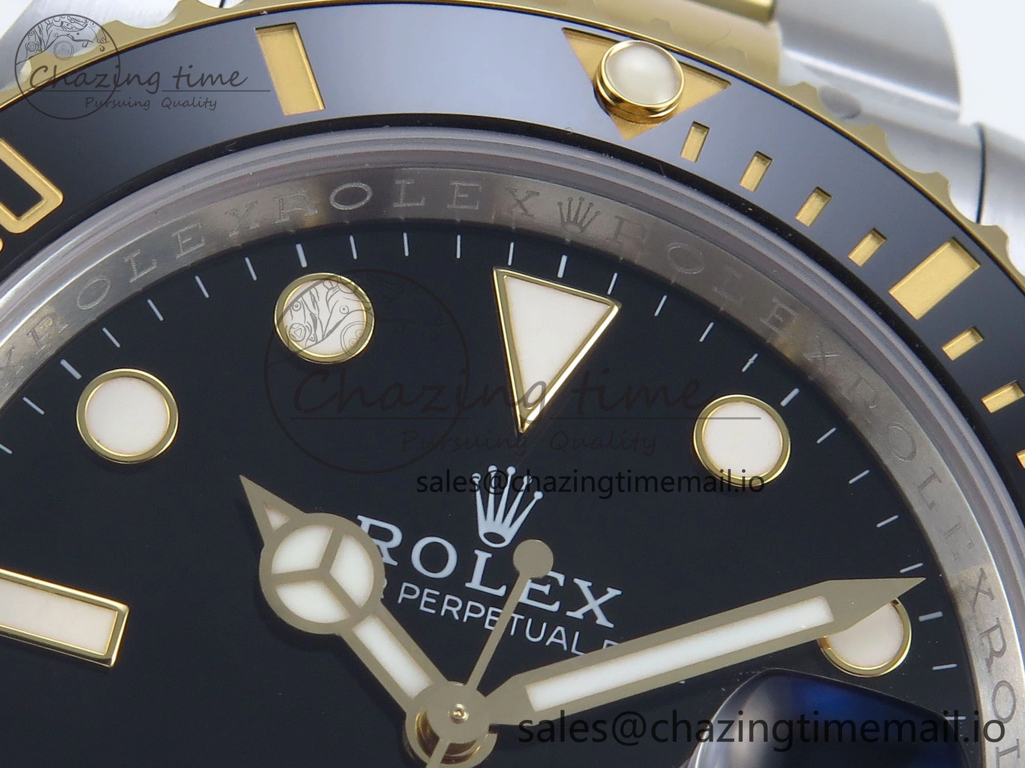 Versatile Submariner 126613 LN 904L SS YG THBF 1:1 Best Edition Black Dial On 904L SS YG Bracelet SH 357