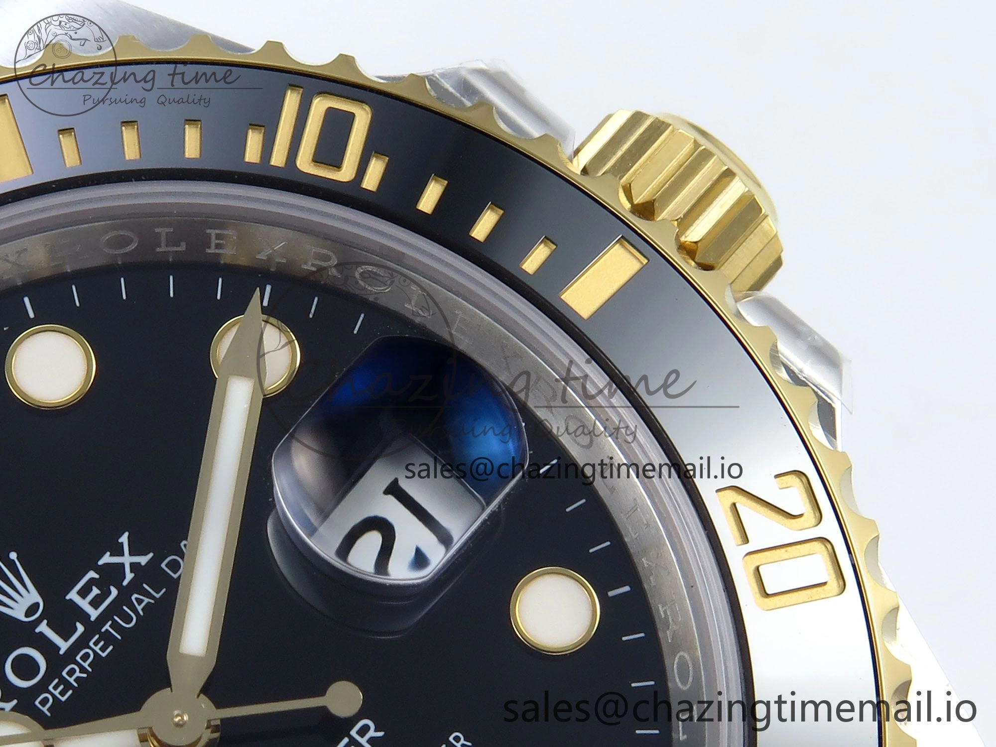 Versatile Submariner 126613 LN 904L SS YG THBF 1:1 Best Edition Black Dial On 904L SS YG Bracelet SH 357
