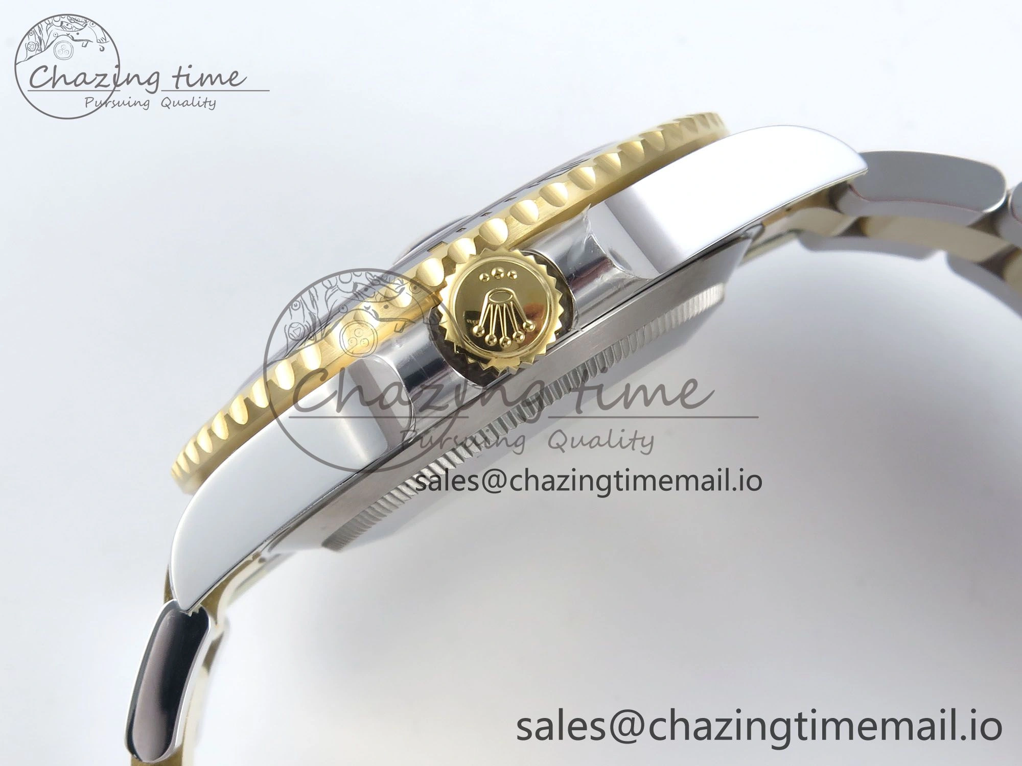 Versatile Submariner 126613 LN 904L SS YG THBF 1:1 Best Edition Black Dial On 904L SS YG Bracelet SH 357