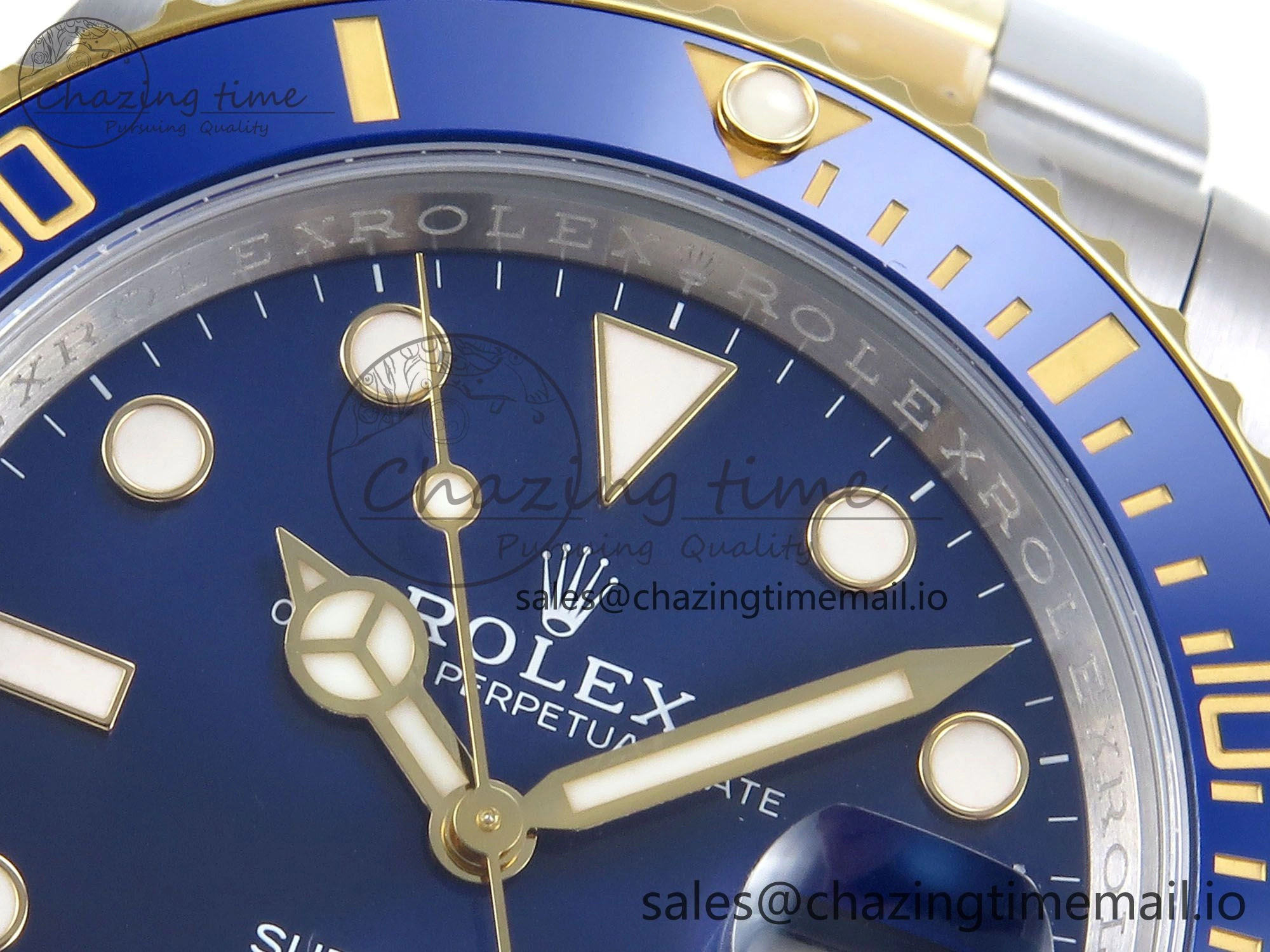 Packable Submariner 126613LB SS YG ARF 1:1 Best Edition Steel Blue Dial 904L on SS YG Oyster Bracelet SH 374