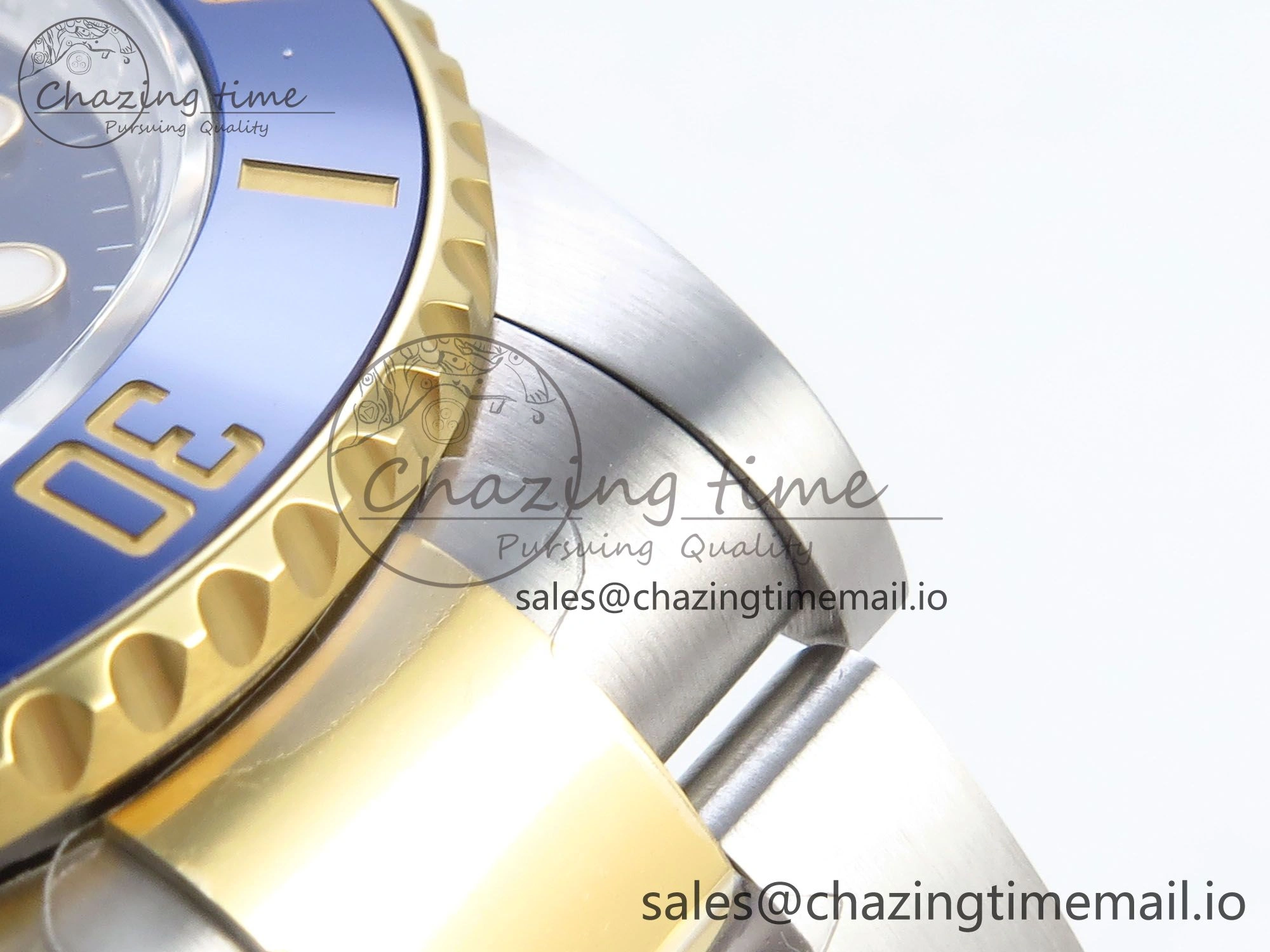 Packable Submariner 126613LB SS YG ARF 1:1 Best Edition Steel Blue Dial 904L on SS YG Oyster Bracelet SH 374