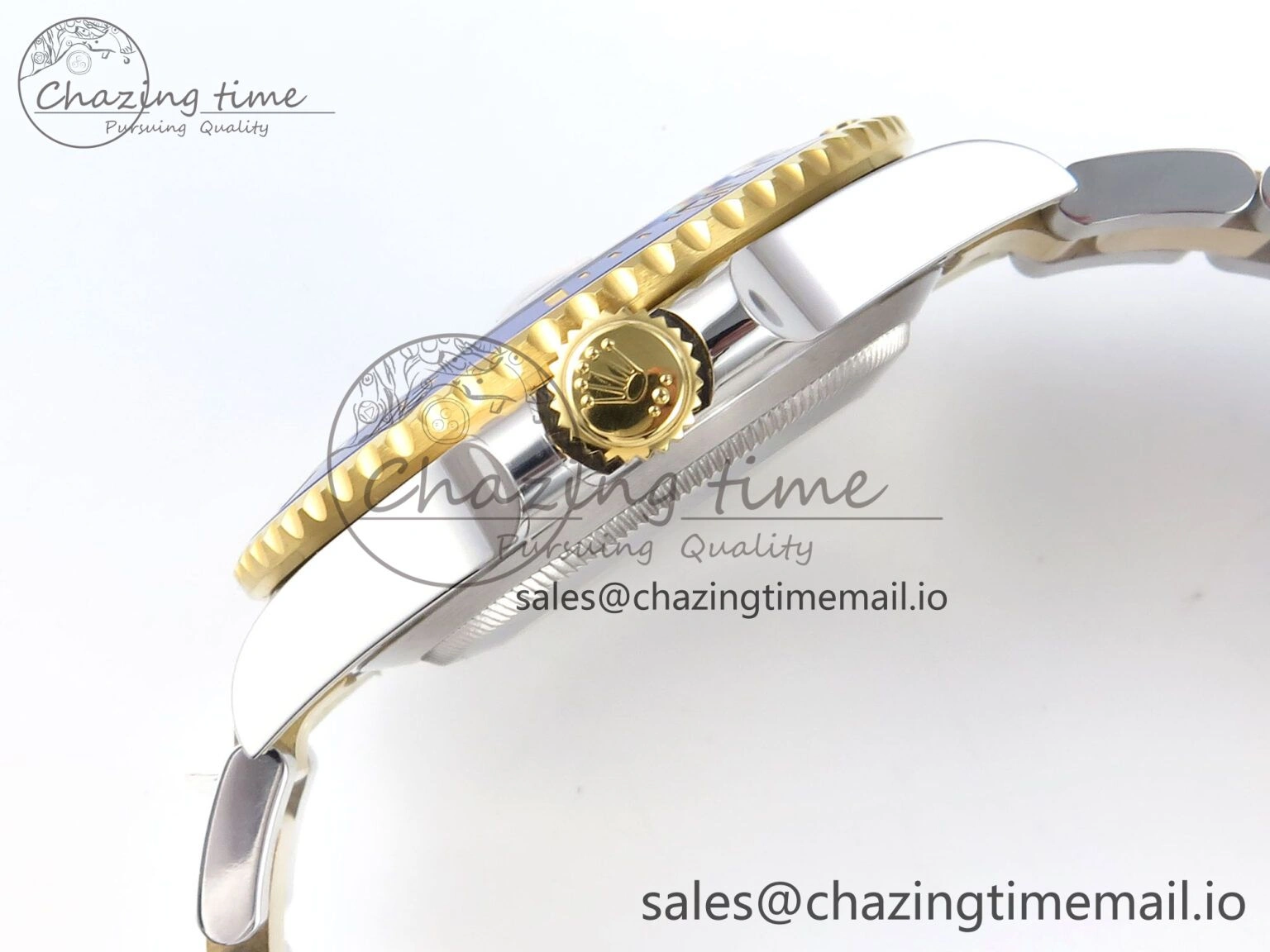 Packable Submariner 126613LB SS YG ARF 1:1 Best Edition Steel Blue Dial 904L on SS YG Oyster Bracelet SH 374