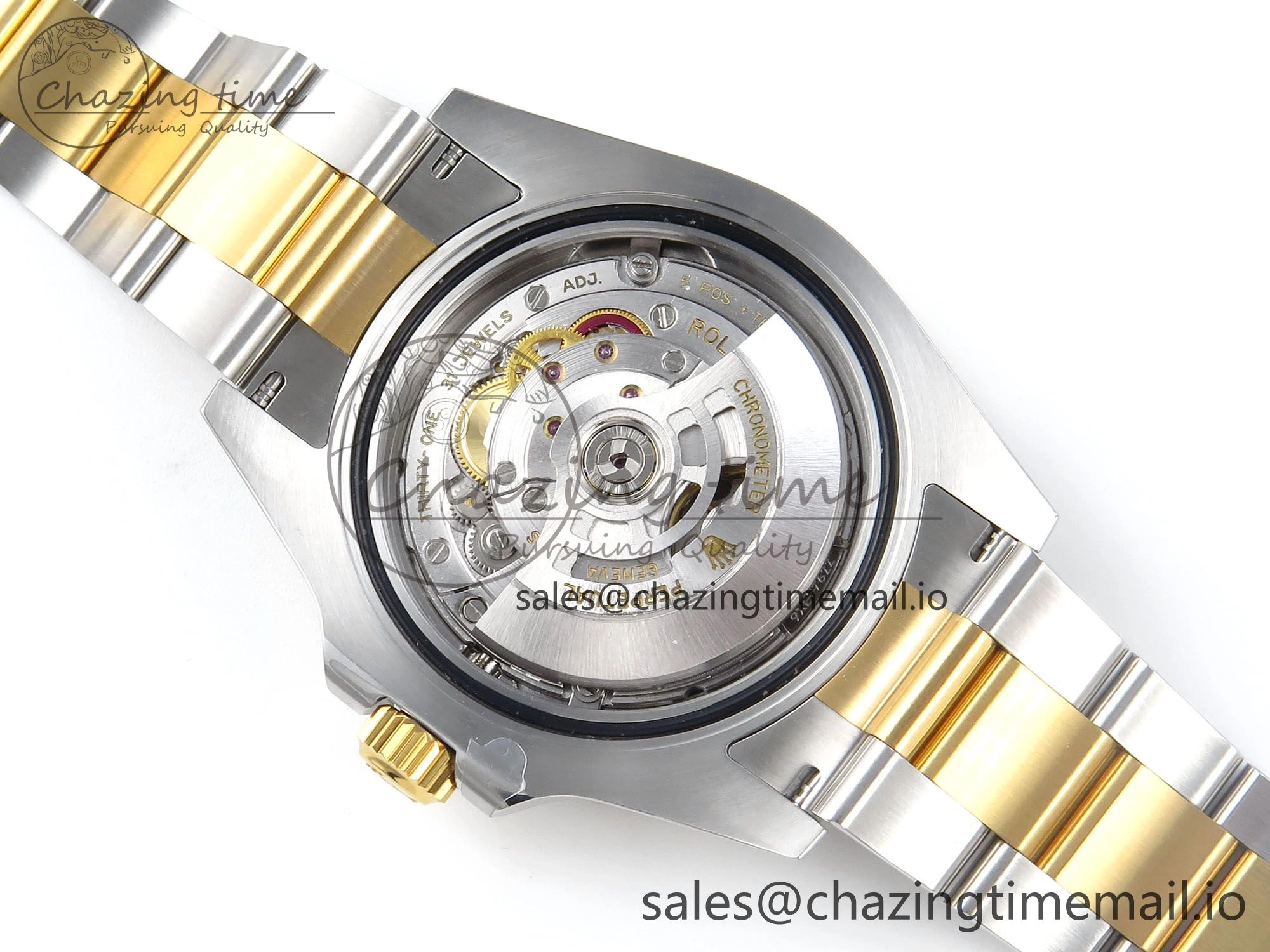 Packable Submariner 126613LB SS YG ARF 1:1 Best Edition Steel Blue Dial 904L on SS YG Oyster Bracelet SH 374