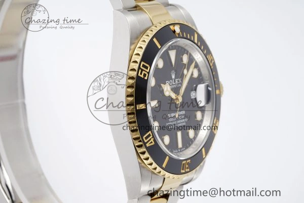 Submariner 126613LN 41mm 1:1 Best Edition YG SS Black Dial Clean Factory VR WaterResistant 1828