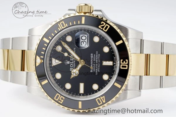 Submariner 126613LN 41mm 1:1 Best Edition YG SS Black Dial Clean Factory VR WaterResistant 1828