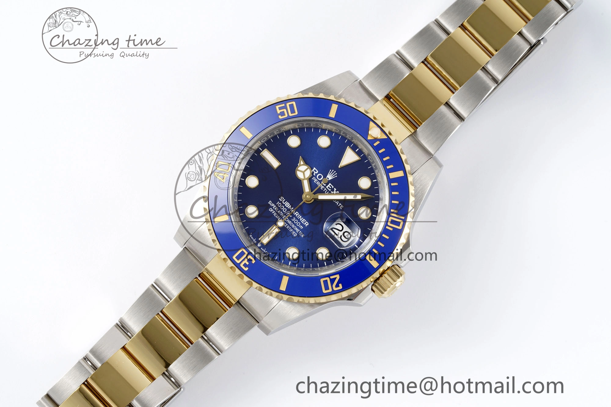 Cozy Submariner 126613LN 41mm 1:1 Best Edition YG SS Blue Dial Clean Factory VR 1826