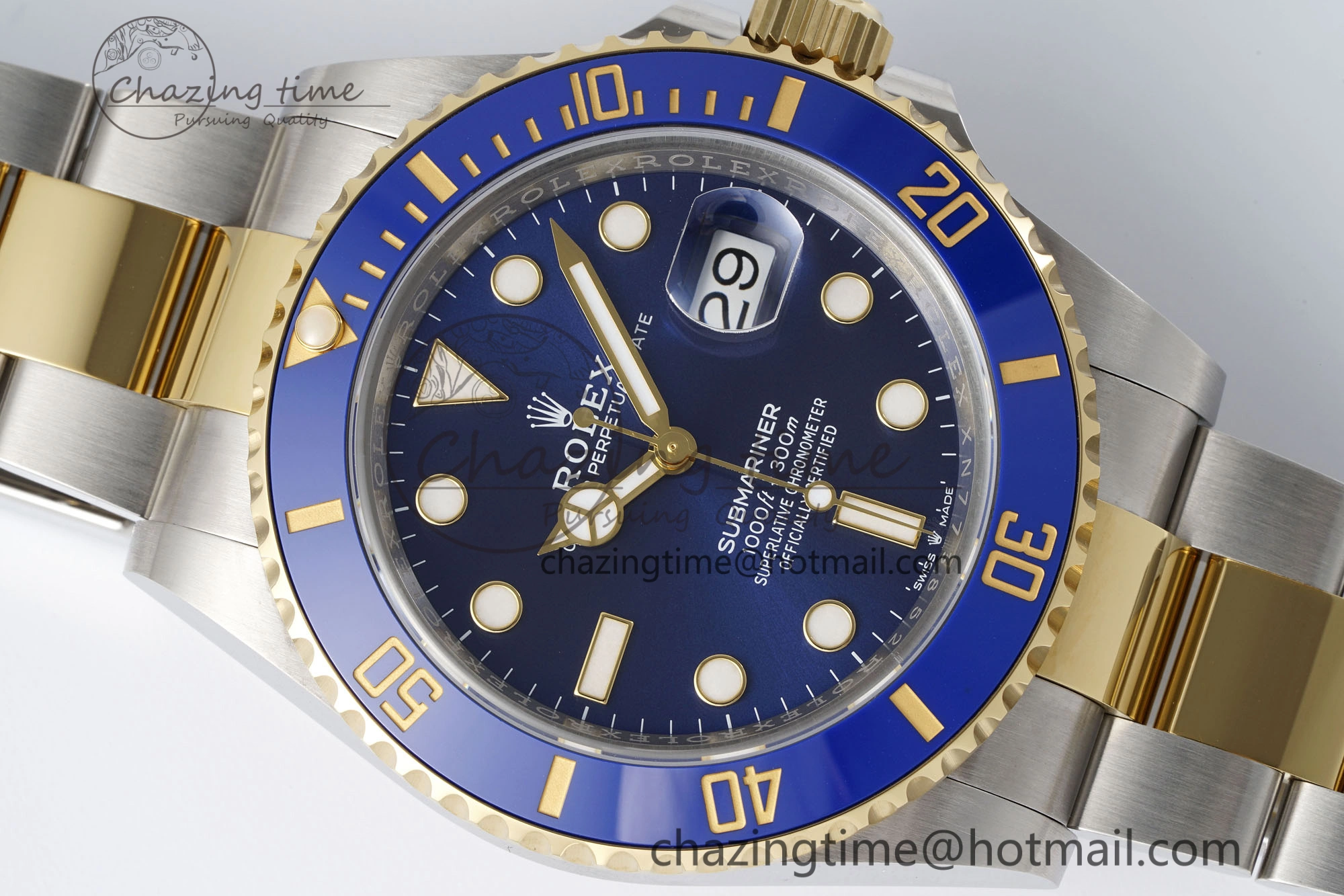 Cozy Submariner 126613LN 41mm 1:1 Best Edition YG SS Blue Dial Clean Factory VR 1826