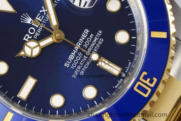 Cozy Submariner 126613LN 41mm 1:1 Best Edition YG SS Blue Dial Clean Factory VR 1826