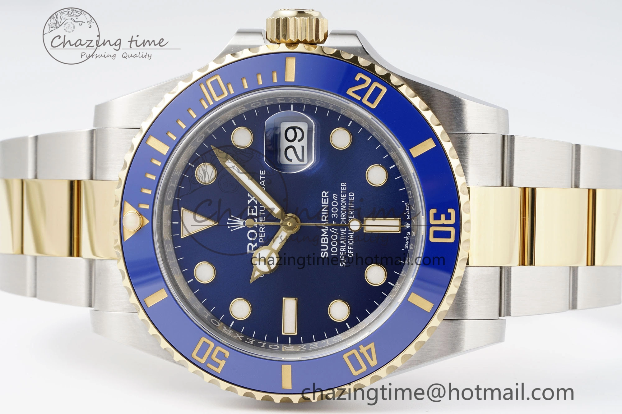 Cozy Submariner 126613LN 41mm 1:1 Best Edition YG SS Blue Dial Clean Factory VR 1826