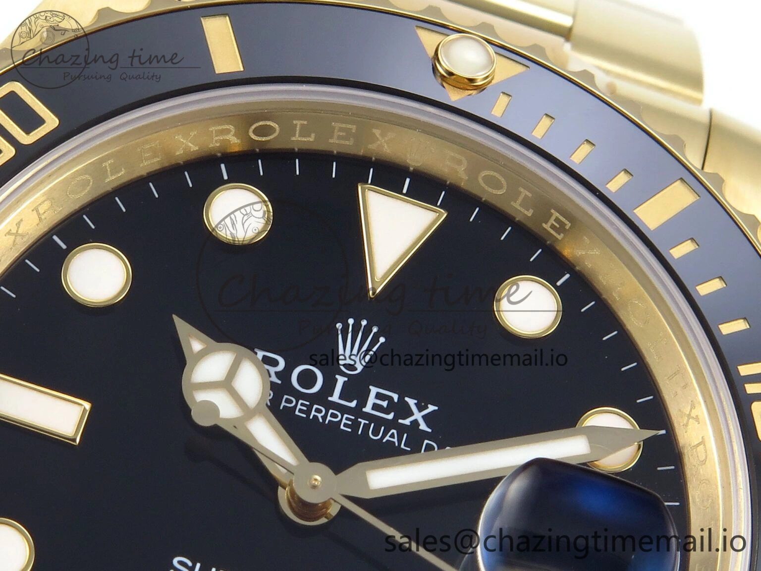 Submariner 126618 LN YG THBF 1:1 Best Edition Black Dial On YG Bracelet SH TechFriendly 354