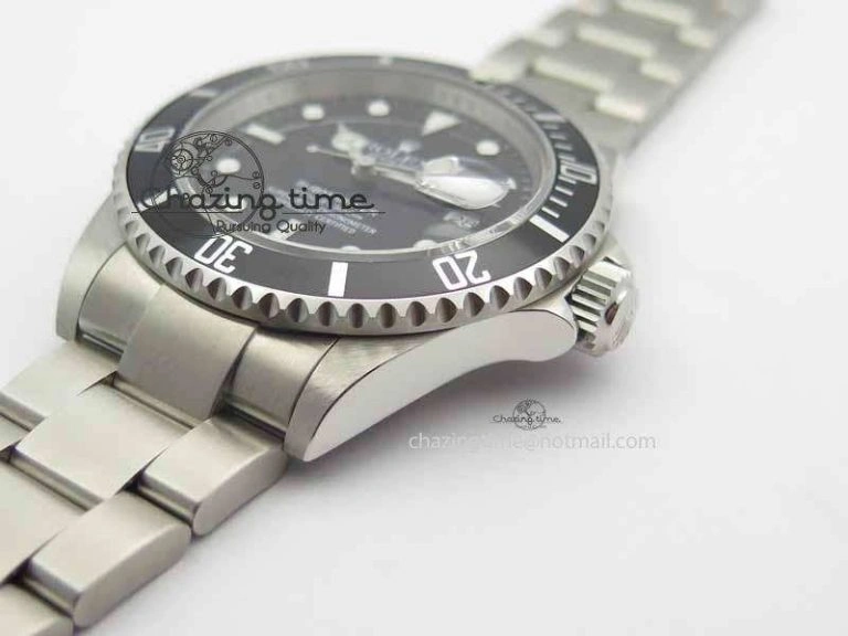 Submariner 16610 LN Black Metal Bezel JF 1:1 Best Edition On SS Bracelet SH Durable 3653